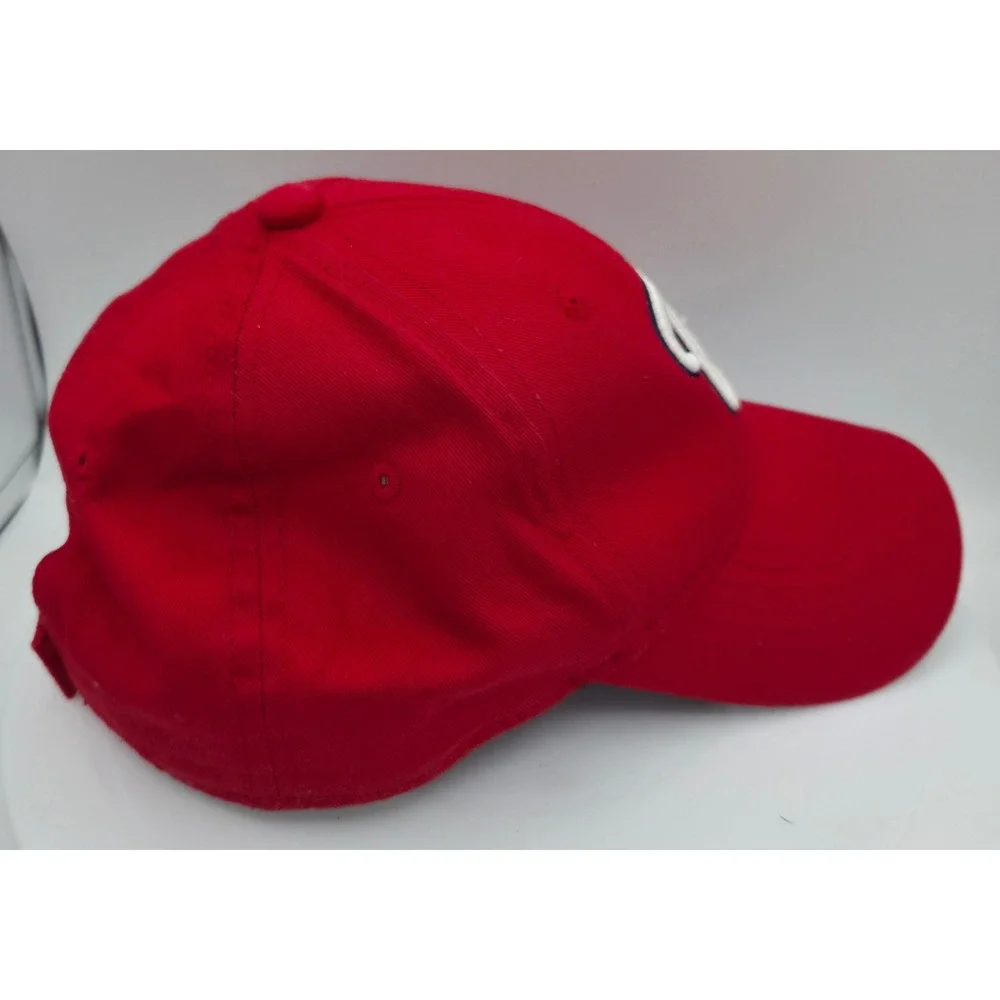 Washington Nationals Youth MLB Baseball Cap Red Adjustable Hook and Loop